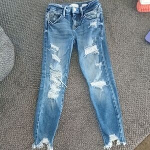 KanCan Girl Distressed Denim Skinny Jeans